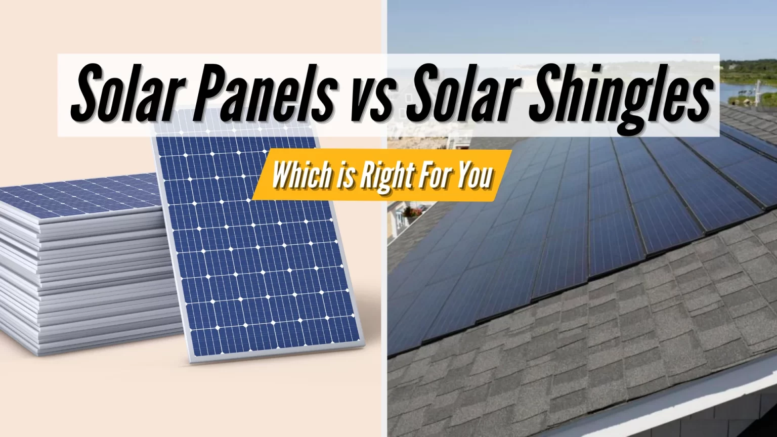 Solar Shingles Vs. Solar Panels